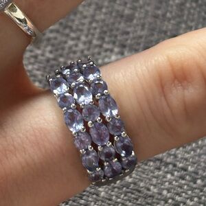 Sterling Silver tanzanite Ring